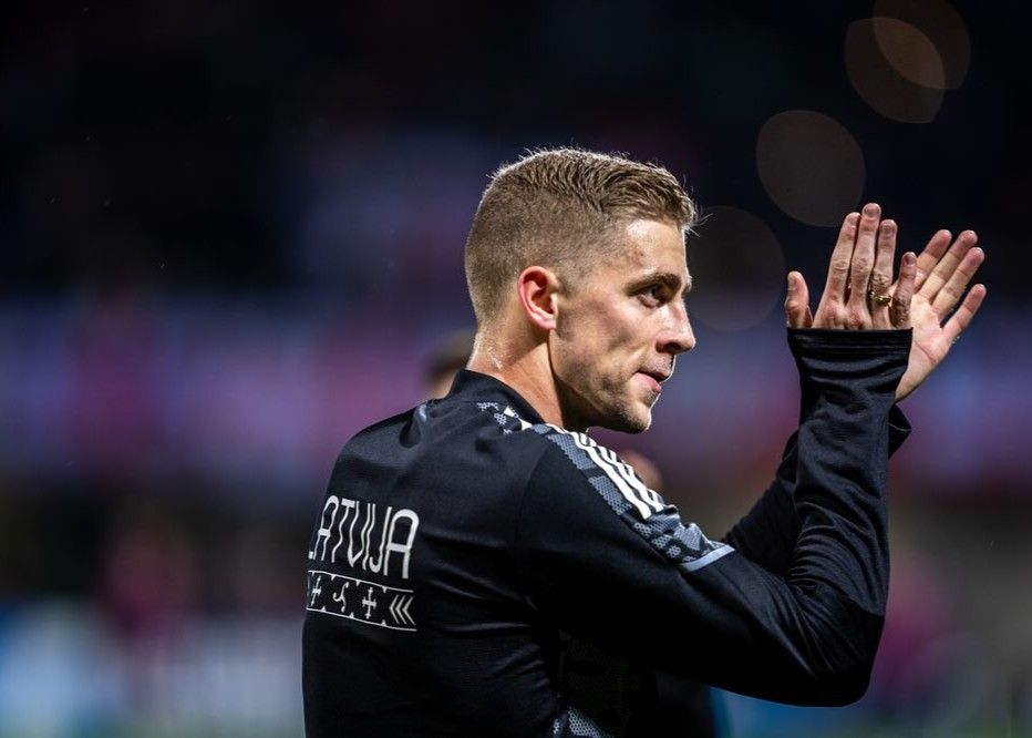 Tiền đạo người Latvia: Có thể chúng tôi phòng ngự phần lớn thời gian nhưng đã cố gắng hết sức để giành chiến thắng ở trận cuối