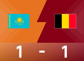 Báo cáo xem trước World Cup châu Âu: Bỉ 1-1 Kazakhstan, bỏ lỡ suất thăng hạng