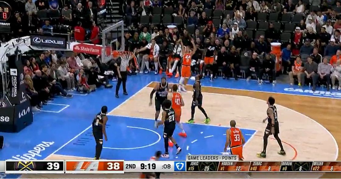 Cả hai lượt chọn ở vòng hai của Clippers đều nổ ra và băng ghế dự bị đã tổng hợp 8 quả ba điểm để đánh bại Nuggets.